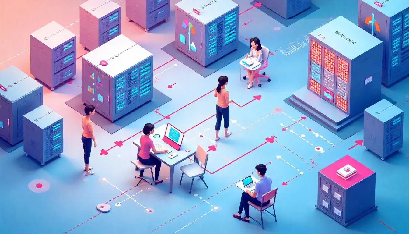 Illustration of TFS managing large volumes of small files in an e-commerce platform like Taobao.