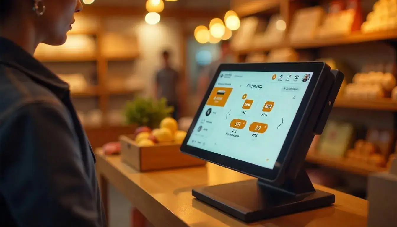 Multi-currency checkout interface showing different payment options and currency selection