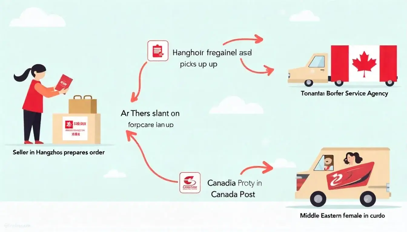 Taobao Global international shipping flow chart from order to delivery