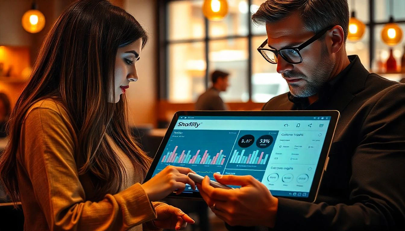 Example of an online store dashboard showcasing orders, revenue, and customer insights.