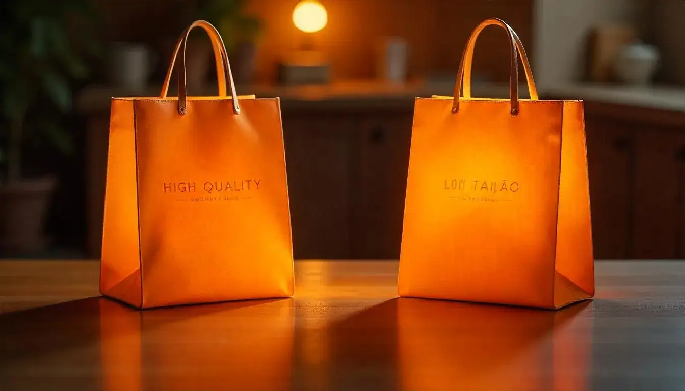 Side-by-side comparison of high-quality vs low-quality products bought from Taobao