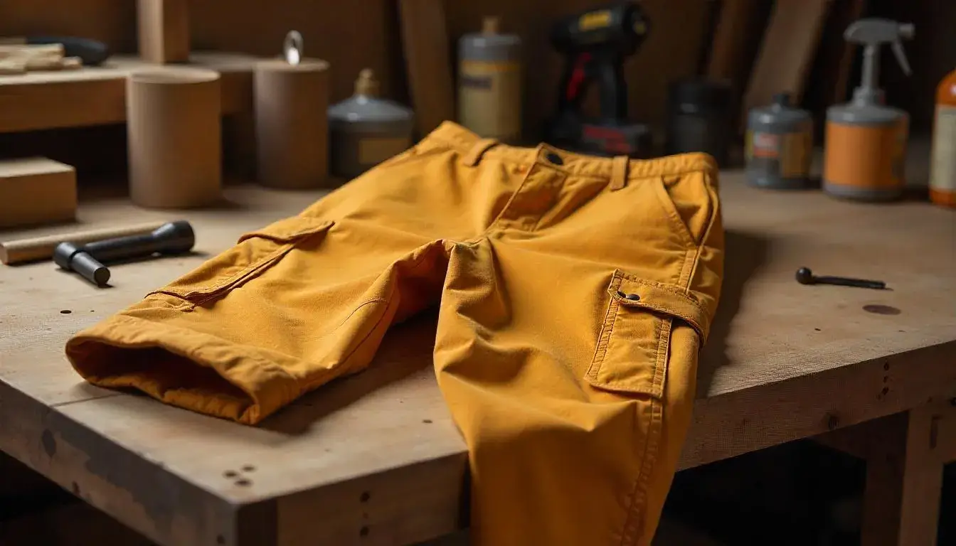 Carhartt Reworked cargo pants displayed to highlight durability and style in sustainable workwear.